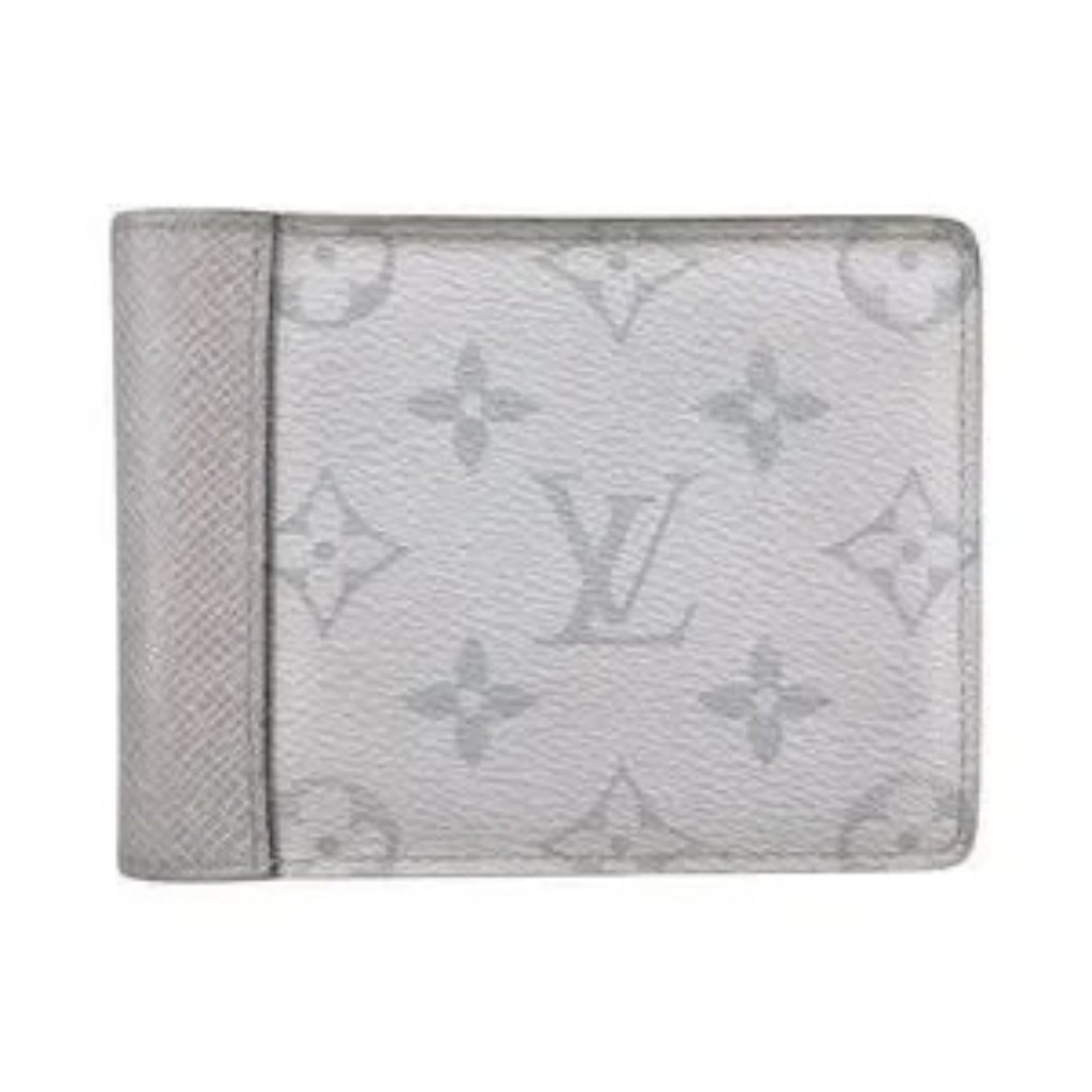 Louis Vuitton Men's Wallet- Virgil Abloh Taigarama " Antarctica White "